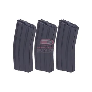 KWA ST60 ERG Airsoft Rifle 30/60rd Magazines, 3pk