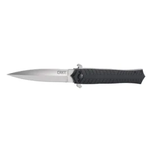 CRKT KITH Folding Knife 2.95" Dagger Blade w/ Black Handles
