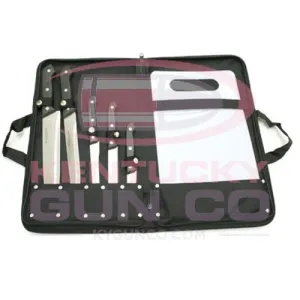 WINCHESTER 6pc Kitchen Cutlery and Camping Knives with Case