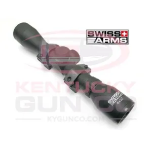 SWISS ARMS 4x32 rifle scope with weaver/picatinny rings