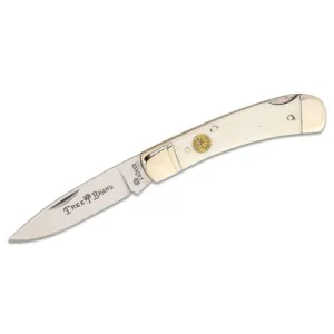 BOKER PLUS Traditional Series Gentleman's Lockbkack 2.75" Drop Point Blade - White Bonde Handles