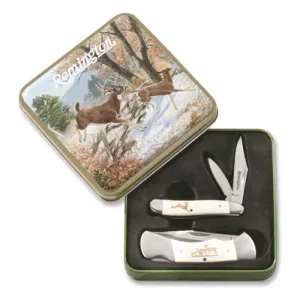 REMINGTON Whitetails Knife & Tin Collector Set