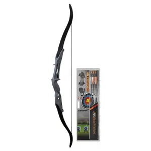 EASTON TECHNICAL Youth Recurve Bow Kit w/Black Arrows & Q