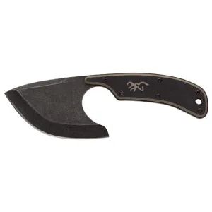 BROWNING Cutoff 2.50" Fixed Skinner Plain Black G10 Handle