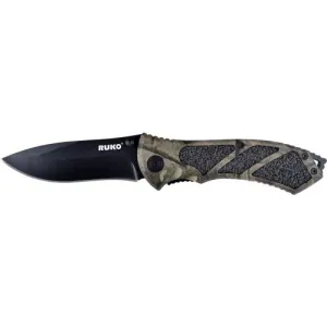RUKO Black Folding Knife