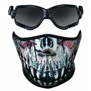CROSMAN Predator Protection Set Mil grade goggles/halfmask