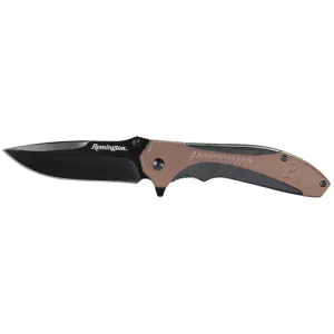 REMINGTON Sportsman 8Cr13MoV SS Blade BlackTan G10 Handle