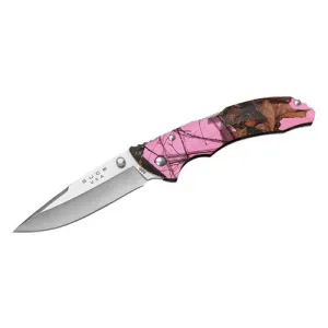 BUCK KNIVES Bantam BLW Mossy Oak Blaze Pink 3-1/8" Drop Point