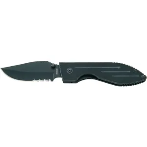 KA-BAR Warthog Folder-Gray Clip-Serr Edge