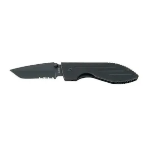 KA-BAR Warthog Tanto Folder Gray Clip-Serr Edge