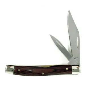 RUKO Classic 2 Blade Jack Folding Knife Pakkawood