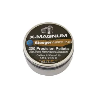 STOEGER X-Magnum 25 Caliber Pellets - 200 Count