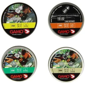 GAMO COMBO PACK AST PELLETS22CAL TS-22, Ht,Mag,MstPt