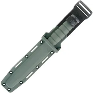 KA-BAR Large Hard Plastic Shth-Foliage Grn fit Knife 7"