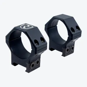 RITON OPTICS 34mm Light Picatinny Rings - 12mm Black