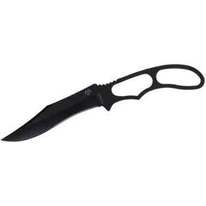 KA-BAR "Zombie Killer" Acheron Skeleton Fixed 3-1/8" Plain Blade Knife w/ Kydex Sheath - Black