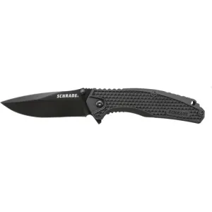 SCHRADE Drop Point 3.35" ABS & TPR Handle