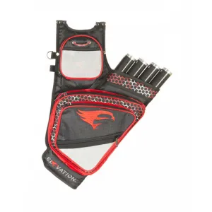 ELEVATION Adrenalin 4-Tube Hip Quiver Black/ Red RH
