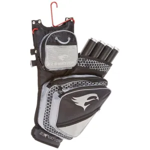 ELEVATION Adrenalin 4-Tube Hip Quiver Black/ Silver RH