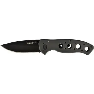 RUKO FOLDING KNIFE ALUM. HANDLE BLK