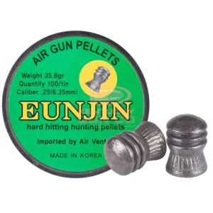 EUN JIN .25 Cal, 35.8 Grains, Domed, 100ct