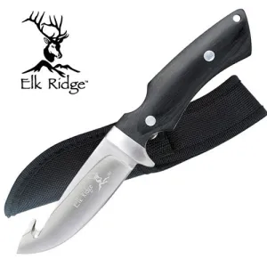 ELK RIDGE Outdoor Gut Hook 8.38" Pakkawood Handle