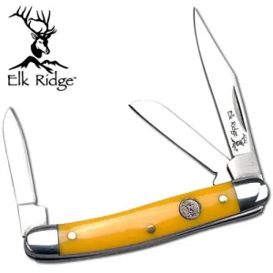 ELK RIDGE Gentlemans 2" Derlin Yellow Knife