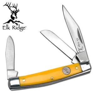 ELK RIDGE Gentlemans 2.7" Derlin Yellow Knife