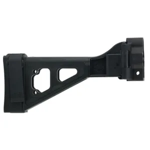 SB TACTICAL SBT5 Side Folding Brace Blk, SBT Logo, Fits HK MP5