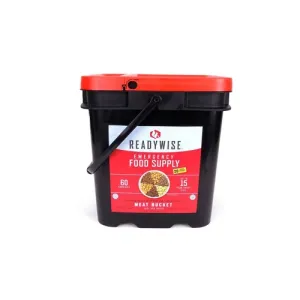 READY WISE Emergency Food Supply Meat Bucket - 60 Servings