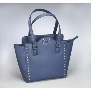 GUN TOTE'N MAMAS Blue Studded Tote