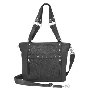 GUN TOTE'N MAMAS BOHO RFID Shoulder Bag Black