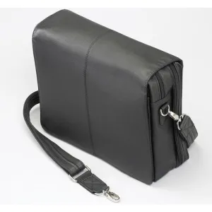 GUN TOTE'N MAMAS Flap Over Messenger Black 12"