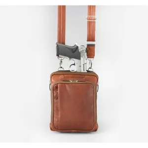 GUN TOTE'N MAMAS Security Shoulder Holster Bag Rust 7.5"