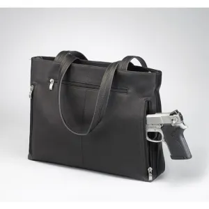 GUN TOTE'N MAMAS Shoulder Portfolio Black 16.5"