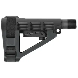 SB TACTICAL SBA4 BLK, 5-Position Adjustable W/ 6 POS MIL-SPEC