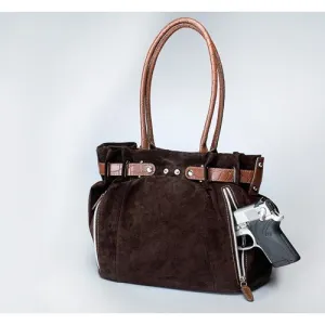 GUN TOTE'N MAMAS Legacy Bag Brown 16"