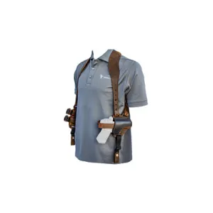 VERSACARRY Shoulder Holster Deluxe Fits Full Size Brown RH