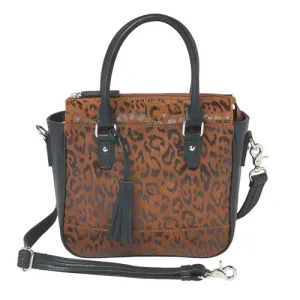 GUN TOTE'N MAMAS Clutch Purse Tumbled Leather - Cheetah