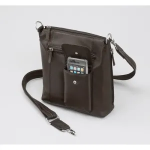 GUN TOTE'N MAMAS Concealed Carry Flat Sac Brown 9.5"