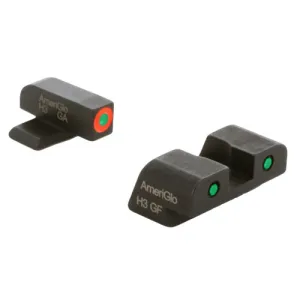 AMERIGLO Spartan Sight Set for Springfield Armory Hellcat S