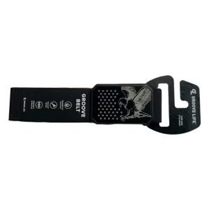 GROOVE LIFE Men's Hero Flag Groove Belt, One Size Fits Most - Deep Stone / Black