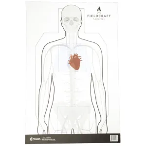 ACTION TARGET Fieldcraft Survival Double Sided Training Target M