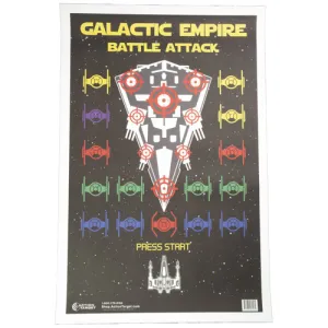 ACTION TARGET Galactic Empire Battle Attack Multi Color 23"x35"