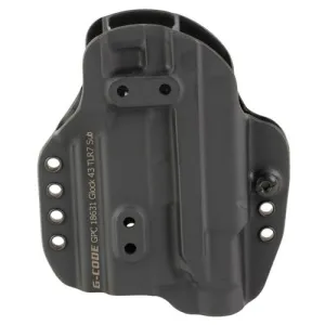 G-CODE Prime Carry Black fits Glock 43MOS with TLR7 SUB
