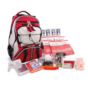 READY WISE Survival 64 Piece Backpack w/ 32 Freeze Dried Meals & Survival Supplies