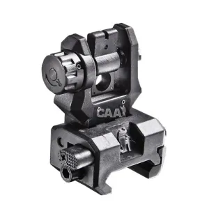 CAA LOW PROFILE FLIP UP REAR SIGHT