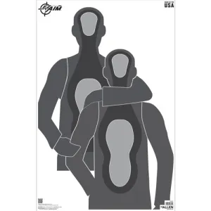 ALLEN EZ AIM Hostage Situation Paper 23x35 50pk Gray