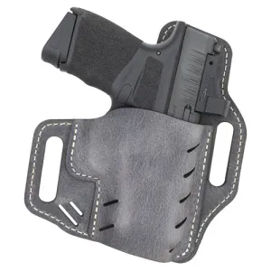 VERSACARRY Guardian OWB Size 02 Gray Leather Belt Slide