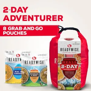 READY WISE 2-Day Adventure Kit (Freeze Dried Meals / Dry Bag)